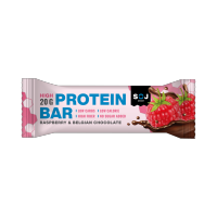 Протеиновый батончик PROTEIN BAR со вкусом малины в молочном шоколаде без добавления сахара 50г (20шт/уп)