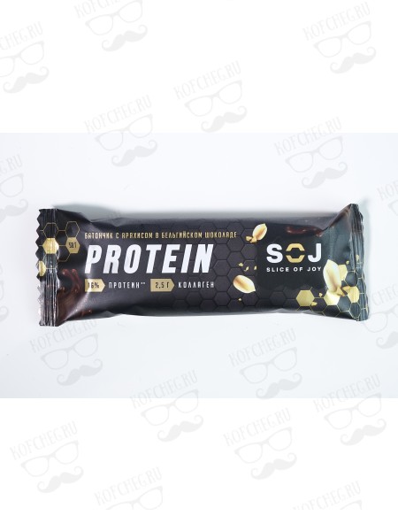 Протеиновый батончик "Protein SOJ" с арахисом 50г (20шт/уп)