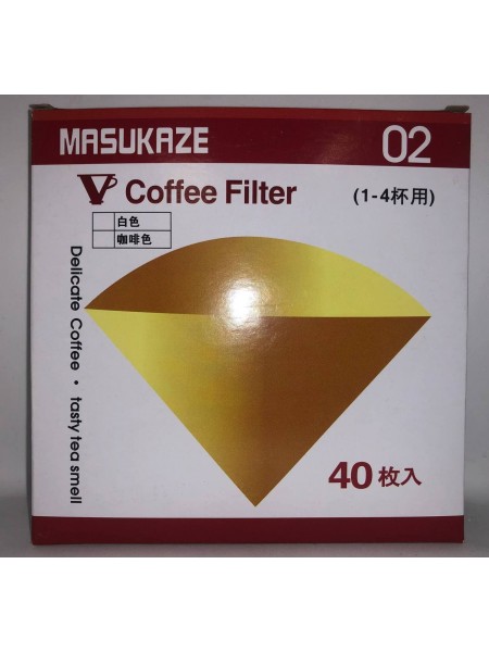 Фильтры бумажные для кофе Masukaze 02, 40 шт/уп