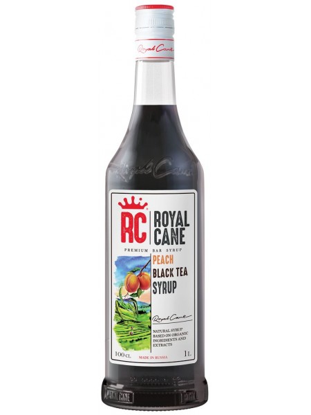 Сироп Royal Cane черный чай Персик стекло (1кг)