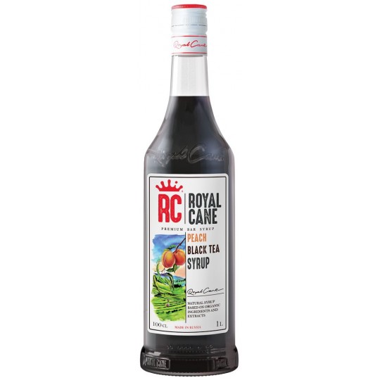 Сироп Royal Cane черный чай Персик стекло (1кг)
