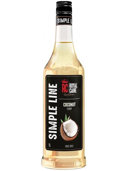 Сироп Royal Cane Кокос SIMPLE LINE стекло (1кг)