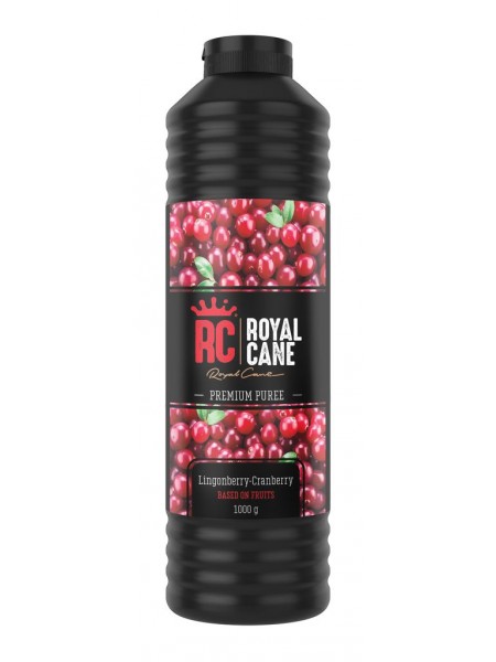 Пюре/Основа Royal Cane Брусника-Клюква бутылка пластик (1кг)