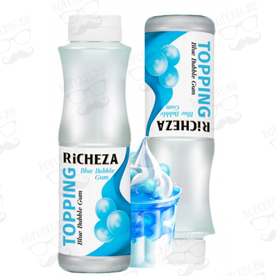 Топпинг Richeza Блю Бабл Гам 1кг.